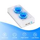U/D Console Cooling Fan Compatible for Xbox Series S USB External Cooler Turbo Temperature Control Fan Console Cooling System for Xbox Series S