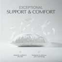 Bryar Wolf 12" x 20" Exclusive Designer Pillow - Premium Gray Duck Feather and White Goose Down, 233 Thread Count 100% Cotton Fabric, Made in USA - The Ultimate in Luxury Comfort