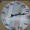 CHYLIN Wall Clock, 18 Inch Beach Wall Clocks Battery Operated, Coastal Ocean Themed Blue Clock Decor for Lake House, Home Clearance, Kitchen, Pool, Bathroom(18")