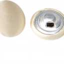 10 Pcs Satin Covered Metal Shank Buttons Cloth Buttons for Wedding Dress Tuxedo Suits (12.5mm, Champagne)