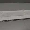 Cordless Faux Wood Blinds 34" W x 36" H, 2 Inch Slat Horizontal Windows Blinds with Crown Valance, Room Darkening Blinds, White Blinds for Home Interiors.
