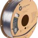 Polymaker PC Filament 1.75mm, Clear Polycarbonate Filament 1.75mm 1kg Cardboard Spool - PolyLite Transparent PC Filament, Strong & Tough & Heat Resistant 1.75mm 3D Printer Polycarbonate Filament