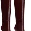 Womens Knee High Boots: 3.54 In Stiletto Heel, Wide Calf Tall Boots, 2025 Fall Fashion Trendy Heel Boot for Party, Night out, Date, Dancing (8, Brown)
