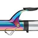 BabylissPRO Nano Titanium Professional Curling Iron with Extended/Long Barrel Perfect for Longer Hair (1 1/4 Inch, Iridescent)