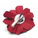 Camellias Flower Hair Clip and Brooch Pin 1 PCS(DarkRed)(A74)