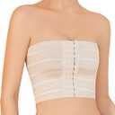 Chest Binder,Women Trans Lesbian Breast Binder Strapless Elastic Flat Chest Compression Top Tomboy Underwear Tank Top