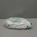 Gray and White Eucalyptus Shower Curtain Watercolor Grey Floral Plant Leaf Shower Curtains for Bathroom Botanical Flower Waterproof Fabric Bath Curtain Decor with Hooks (Black, 72'' x 72'')