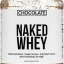 NAKED Whey Protein Supplement Powder, Chocolate, GMO Free, Soy Free, Gluten Free Aid Muscle Growth and Recovery 60 Servings, 5 Ib (5 Pound (Pack of 1)), Best By 04/2027