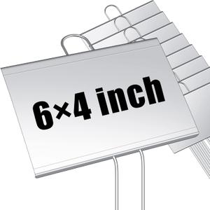 Landhoow 30 Pcs Large Garden Plant Markers 6 x 4 Inch Laser Engraving Sign with 11 Inch Memorial Stake Stainless Steel Garden Sign Waterproof Metal Plant Labels for Outdoor Patio