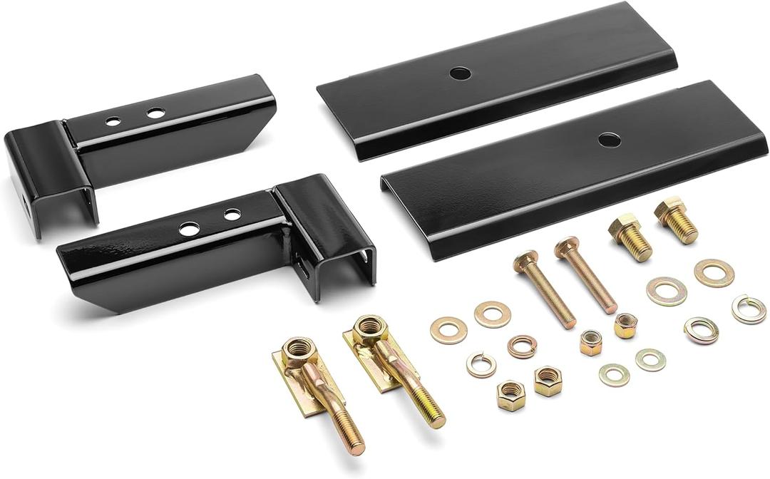 RealTruck BACKRACK Hardware Kit for use w/Standard Bed, Black, No Drill | 30122 | Fits 2019-2025 Chevrolet/GMC Silverado/Sierra 1500; 2022 Chevrolet Silverado 1500 LTD