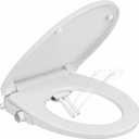 Bidet Toilet Seat, Non-Electric Round Quiet Close