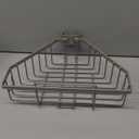 304 Stainless Steel Shower Caddy Corner Basket Shelf Bathroom Organizer Wall Mounted Storage, Brushed Nickel