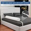 [2-Pack] Premium Bed Bumpers for Toddlers with Adjustable Straps, Bed Rail For Toddlers, Toddler Bed Rail for Full Size, Twin, Queen & King Bed Size, Toddler Bed Rails