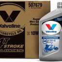 Valvoline 4-Stroke Motorcycle Full Synthetic SAE 10W-40 Motor Oil 1 QT, Case of 6