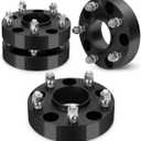 dynofit 5x5.5 Wheel Spacers 1.5in for 2002-2010 Ram 1500, 77.8mm Hub Centric Wheel Spacer Compatible with 2005-2011 Dodge Dakota and 2004-2009 Durango, 9/16-18 Thread Pitch Black Forged Spacer, 4 Pcs