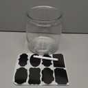 1 Gallon Glass Canister, Cookie Jar & Candy Jar with Airtight Lid, Large Food Storage Container for Buffet, Coffee & Flour, Laundry Room Storage & Pantry