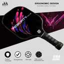 AOBORTY Pickleball Paddles 4 Pack - USAPA Light Graphite Premium Rackets Fiber Face & Polymer Honeycomb Core Pickleball Set with 4 Outdoor Indoor Balls Including Portable Carry Bag