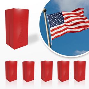 10 Pack Flag Weights for Winds,Magnetic Flag Weights for Bottom Plastic Covered Waterproof Magnet Weights Stopping Outdoor Flag Drapery Tangles,Suitable for Outdoor American Flags and Garden Flags