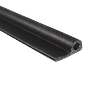 TRIM-LOK P-Shaped Rubber Seal with High Tack Tape, 0.5-Inch Height, 1.25-Inch Width, 25-Foot Length, EPDM Foam Weather Stripping for Door Frame, Window Insulation, Cars, Trucks, RVs, and Boats