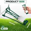 Qualirey 2 Pcs Outdoor Gopher Trap Easy Set Mole Trap Weather Resistant Gopher Killer Vole Killer for Lawn Garden Farm (Green)