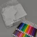 30 Pcs Fall Pumpkin Crafts for Kids Thanksgiving Color Your Own Pumpkin Magnet DIY Coloring Favors Ornaments for Fall Thanksgiving Halloween Gifts Home Party Activities Art Party Favors