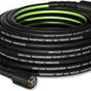 Pressure Washer Hose3600 PSI Kink Resistant Power Washer Hose Replacement Universal Electric 1/4'' Power Washer Hose with Leak-Free M22 Female (25FT)