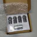 24216 Wheel Locks Lug Nuts M14 x 1.50 Compatible with Acura MDX/Cadillac Escalade/Ford Explorer/Chevrolet Silverado/Toyota Tundra/Dodge RAM & More 13/16" Hex Key Cone Seat Alloy Wheel Lock Set