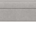 Spatial Order Copenhagen Modern Storage Bench Home Dcor|Bench with Storage for Living Room & Bedroom - Light Gray Woven (Large)
