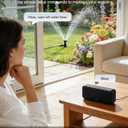 WiFi Sprinkler Timer, Smart Bluetooth Hose Timers, Water Timer for Garden Hose with APP, Digital Automatic Irrigation System Compatible with Alexa Google, for Outdoor Garden Lawn, 2 Outlet