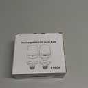 Minetom E26 Rechargeable Light Bulbs with Remote and Timer, Battery Backup Bulb with 12 Colors and Brightness Dimmable, 2300mAh 40W Equivalent LED Light Bulbs for Lamps Sconces Camping, 2 Pack