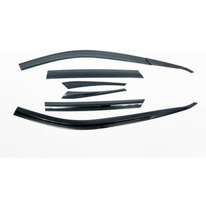 Smoke Tinted Side Window Visor Sun Rain Vent Guard 6p Compatible with 2024 2025 2026 KONA