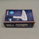 Conair Double Ceramic Travel Dryer with Concentrator & Folding Handle, 1875W Travel Blow Dryer with Smart Voltage Technology, Ionic Conditioning Fights Frizz, 3 Heat & 2 Speed Settings, White