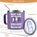 2 x Gigi Gifts for Grandma - Gigi Gifts, Best Gigi Gifts - Gigi Birthday Gifts - Gifts for Gigi From Granddaughter, Grandson for Birthday, Mothers Day, Christmas - 14oz Gigi Coffee Mug Purple
