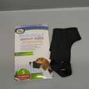 Four Paws Walk-About Quick-Fit Adjustable Dog Muzzle for Small Dogs, Washable & Breathable, Black, 1 Count