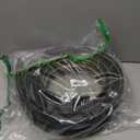 10Ft Cord Covers for Wires on Floor, 3-Channel Heavy Duty Floor Cord Cover with Anti-Slip Base & Yellow Warning Strips, Extension Cord Covers for Floor, Ideal for Home, Office, Outdoor Use (black)