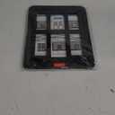 Dog Door for Screen Door - 8.3" x 10.3" Small Pet Door for Cats & Small Dogs, Magnetic Flap Auto Close, Lockable Insert, Sliding Screen Door Compatible, Black