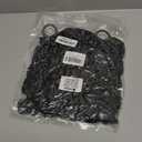 150pcs Black Balloons Different Sizes Pack, 18 12 10 5 Inch Party Balloon Garland Arch Kit for Halloween Birthday Graduation Baby Shower Party Decorations(With 2 Ribbons)