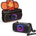 Carrying Case Compatible with JBL PartyBox On The Go Speaker,Travel Storage Bag Fits for JBL PartyBox On-The-Go Essential Protable Party Speaker and Wireless Mic(Bag Only,No Shoulder Strap)