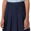 French Toast Girls' Adjustable Waist 2-Tab Scooter, Navy, 6X