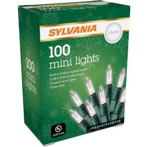 SYLVANIA 100 Mini Lights Clear