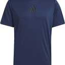adidas Mens Primeblue Designed 2 Move 3-Stripes Tee (Crew Navy/Black) 3XL