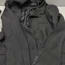 Ally Ideal - Black Blazer, White Long Sleeve Shirt, Skirt, Tie And Glasses -- Unknown Size