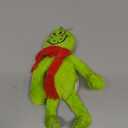 RELIGES 9 inches Green Christmas Monster Plush Toy  Soft Christmas Stuffed Animal Doll for Boys and Girls, Perfect for Christmas Decorations and Gifts (Fun Green)