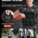 BAGAIL Adjustable Weighted Vest for Women, Comfortable U-Neck Rucking Vest with 6 Removable Weights, Storage Pocket and Reflective Strips for Walking, Jogging, Weight Loss & Home Workouts, 20-32 Lb