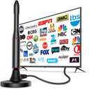 TV Antenna Indoor,650+ Miles Long Range Digital Antenna Indoor for All TV,Antenna for Smart TV for Local Channels,Supports 4K, 1080p