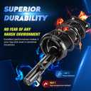 Front Strut Assembly & Sway Bar Links for Mazda 3 2004-2009 Exc. MazdaSpeed, Shock Absorbers Replace 172264 172263 4PCS