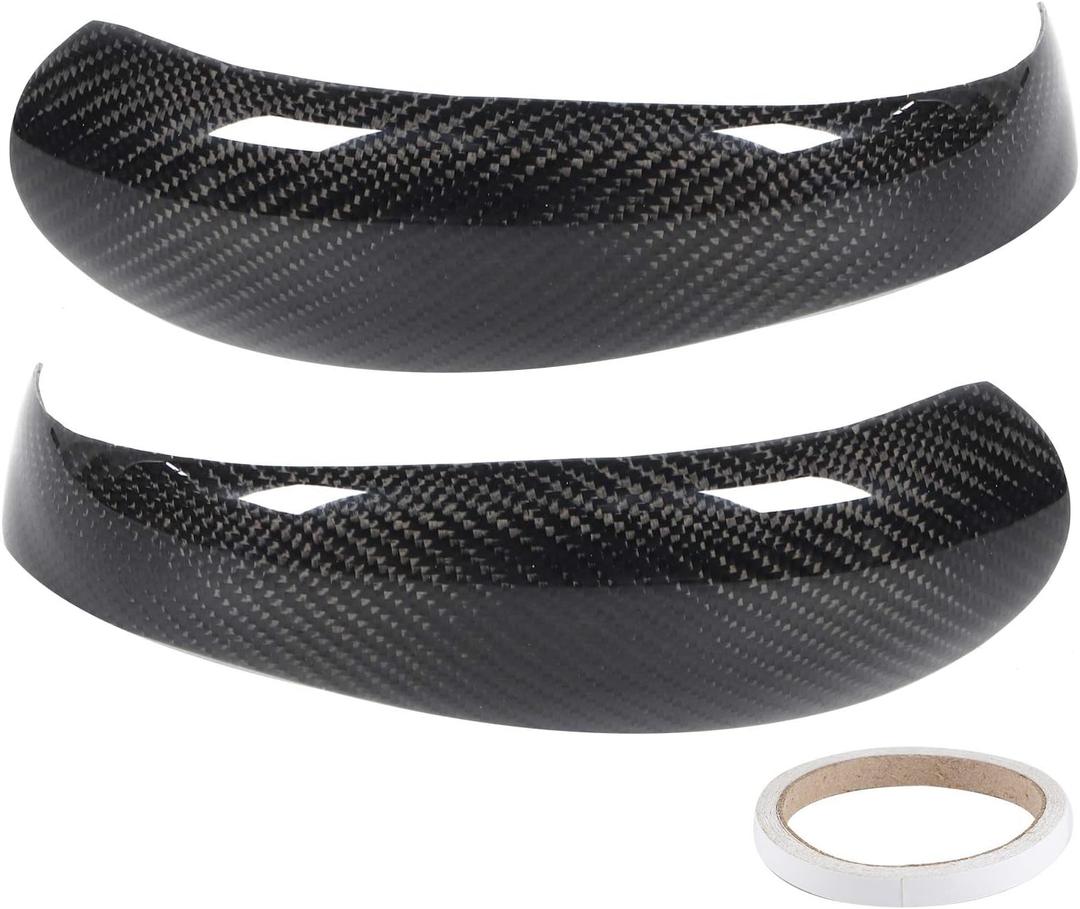 Rearview Mirror Cover 2pcs Side Mirror Covers Add-On Carbon Fiber Automotive Accessory for/ 911 997.1 987.1 2005-2008