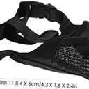 Totority Mesh Design Breathable Elastic Dog Muzzle Biting Soft Pet Mouth Cover for Large Dogs Outdoor Protective Barking and Chewing Guard XXS