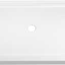 DeerValley DV-1SB0107 48"L X 30"W Shower Base in White with Single Threshold and Center Drain, Center Drain Location, Small Rectangle Acrylic Shower Pan, Non-slip Design