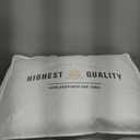 L LOVSOUL Goose Down Fiber Comforter Oversize King Size, High Fill Power Hotel Style Bedding Comforter, Fluffy Ultra Soft All Season White Duvet Insert with 8 Corner Tabs